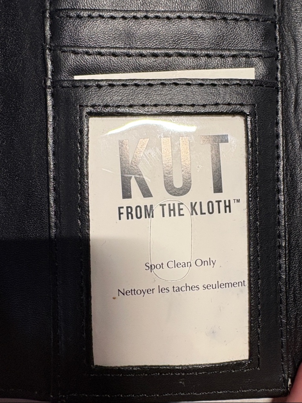 Kut from the Kloth Black & White Striped Wallet - Picture 2 of 5